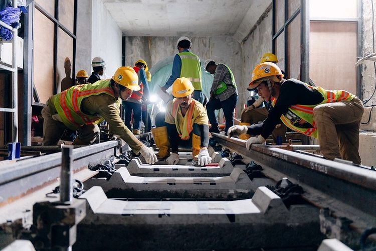 Stasiun Bundaran HI dan Thamrin MRT Jakarta Sudah Tersambung