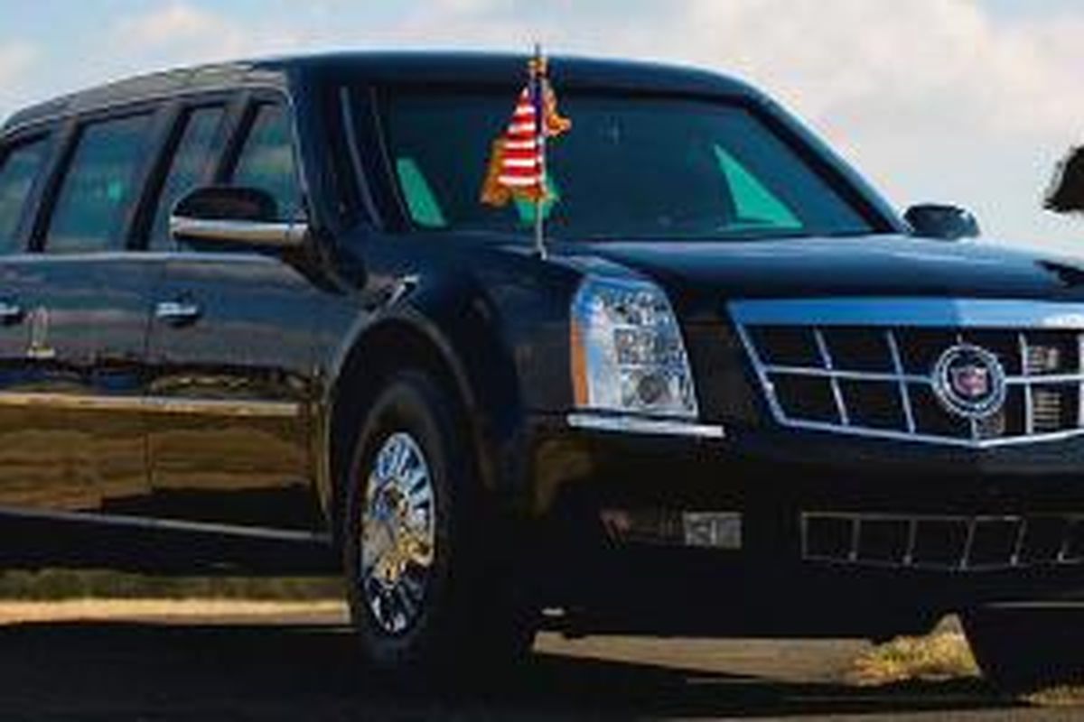 Limousine Presiden AS, Barack Obama, atau yang dikenal dengan sebutan The beast.