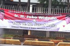 Ada Foto Prabowo-Hatta di Spanduk Ucapan Selamat kepada Jokowi-JK