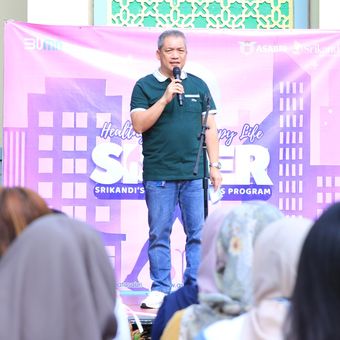 Direktur Utama Asabri Jeffry Haryadi P Manullang  dalam peluncuran program Sister. 