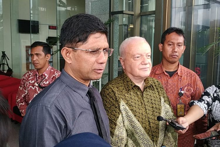 Duta Besar Australia untuk Republik Indonesia, Gary Quinlan bertemu dengan Pimpinan Komisi Pemberantasan Korupsi (KPK) di Gedung Merah Putih KPK, Jakarta, Senin (18/2/2019).