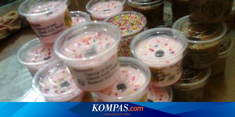 Ini Dia Es  Krim  Kulit  Pisang  dari Malang