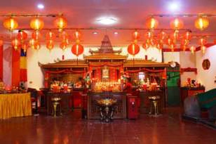  Vihara Maha Brahma yang ada di Pulo Geulis, tempat bersemayamnya dewa Pan Kho.