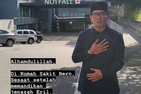 Ridwan Kamil Sebut Jenazah Eril Utuh dan Wangi: Sungguh Mukjizat Kecil yang Sangat Kami Syukuri