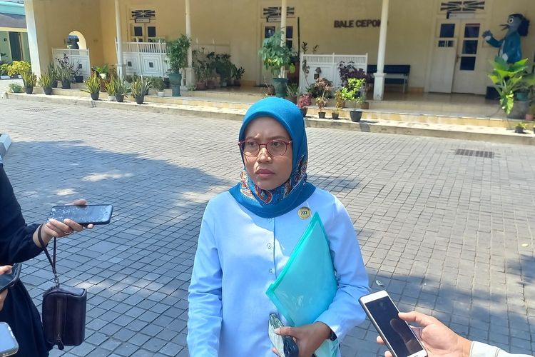 Kepala Dinas Kebudayaan DIY Dian Lhaksmi Pratiwi saat ditemui di Kompleks Kepatihan, Kota Yogyakarta, Selasa (8/8/2023)
