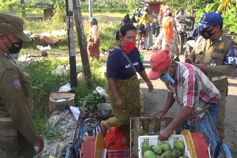 Puluhan Pedagang Positif Covid-19, Masih Ada yang Nekat Jualan meski Pasar Ditutup