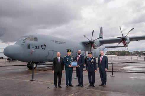 Intip Penampakan Pesawat C-130J Super Hercules Terbaru Milik TNI AU