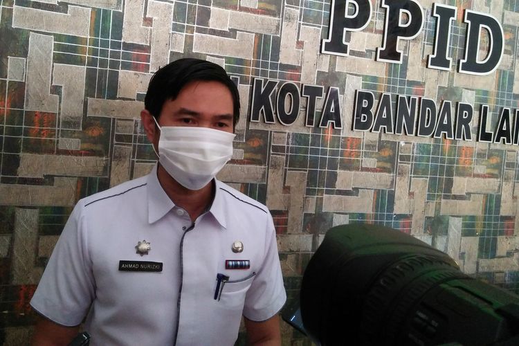 Juru Bicara Gugus Tugas Covid-19 Kota Bandar Lampung, Ahmad Nurizki usai rapat koordinasi dengan KPU Bandar Lampung dan Bawaslu Bandar Lampung, Rabu (23/9/2020).