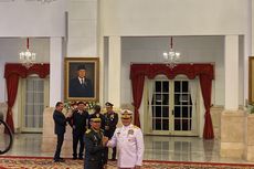 Momen Kompak Agus Subiyanto dan Yudo Margono Saat Pelantikan Panglima TNI