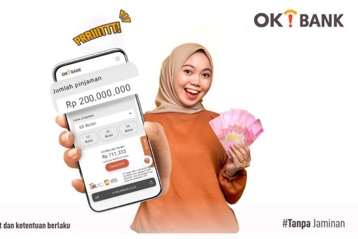 OK Bank tawarkan beragam produk tabungan dan pinjaman yang cepat, mudah, dan aman 