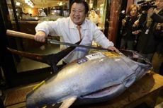 Seekor Tuna Sirip Biru Laku Seharga Rp 483 Juta di Jepang