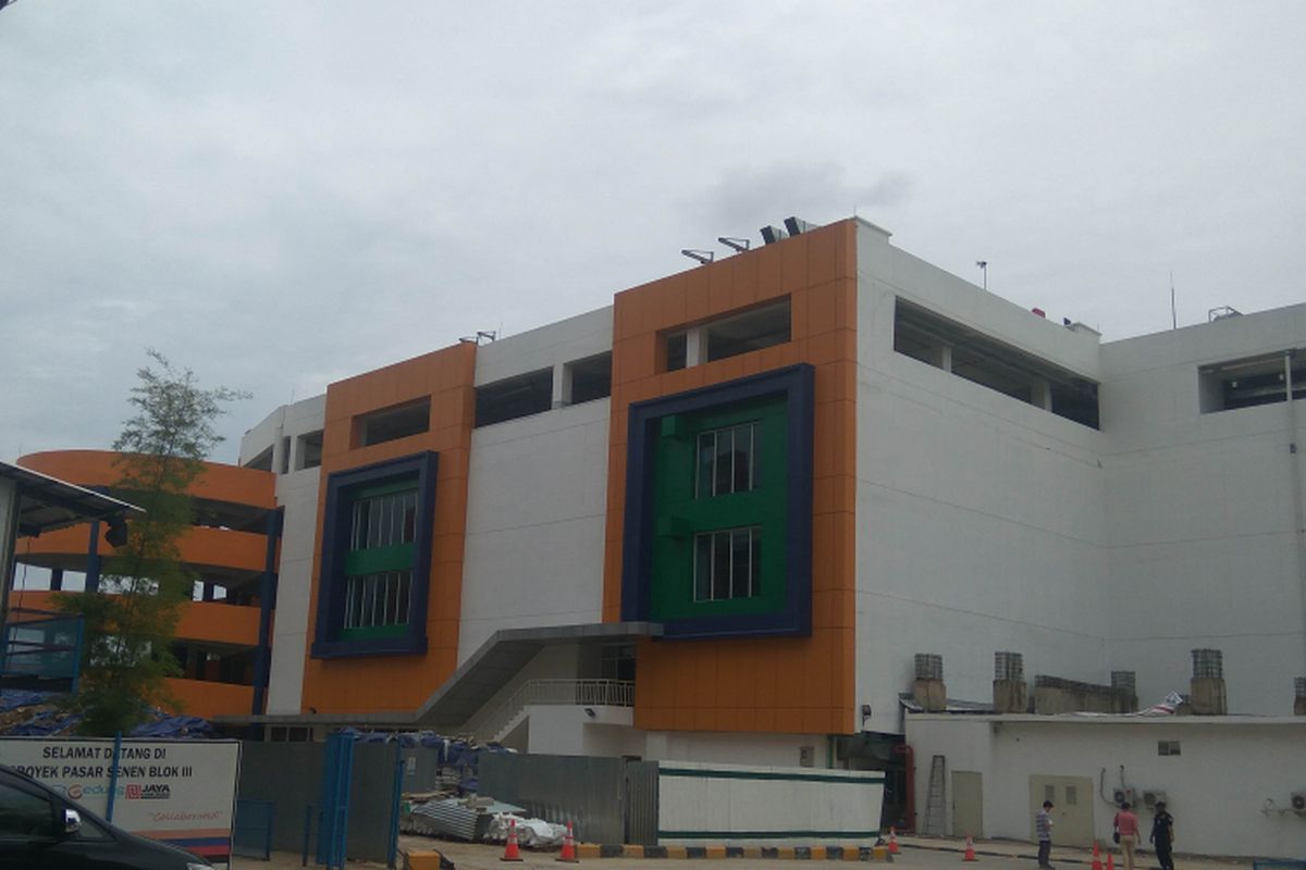 Bangunan baru Pasar Senen Blok III siap beroperasi pertengahan Januari, Selasa (9/1/2018)