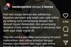 Video Viral Penumpang Diduga Lecehkan "Driver" Ojol di Bandung, Polisi: Salah Paham