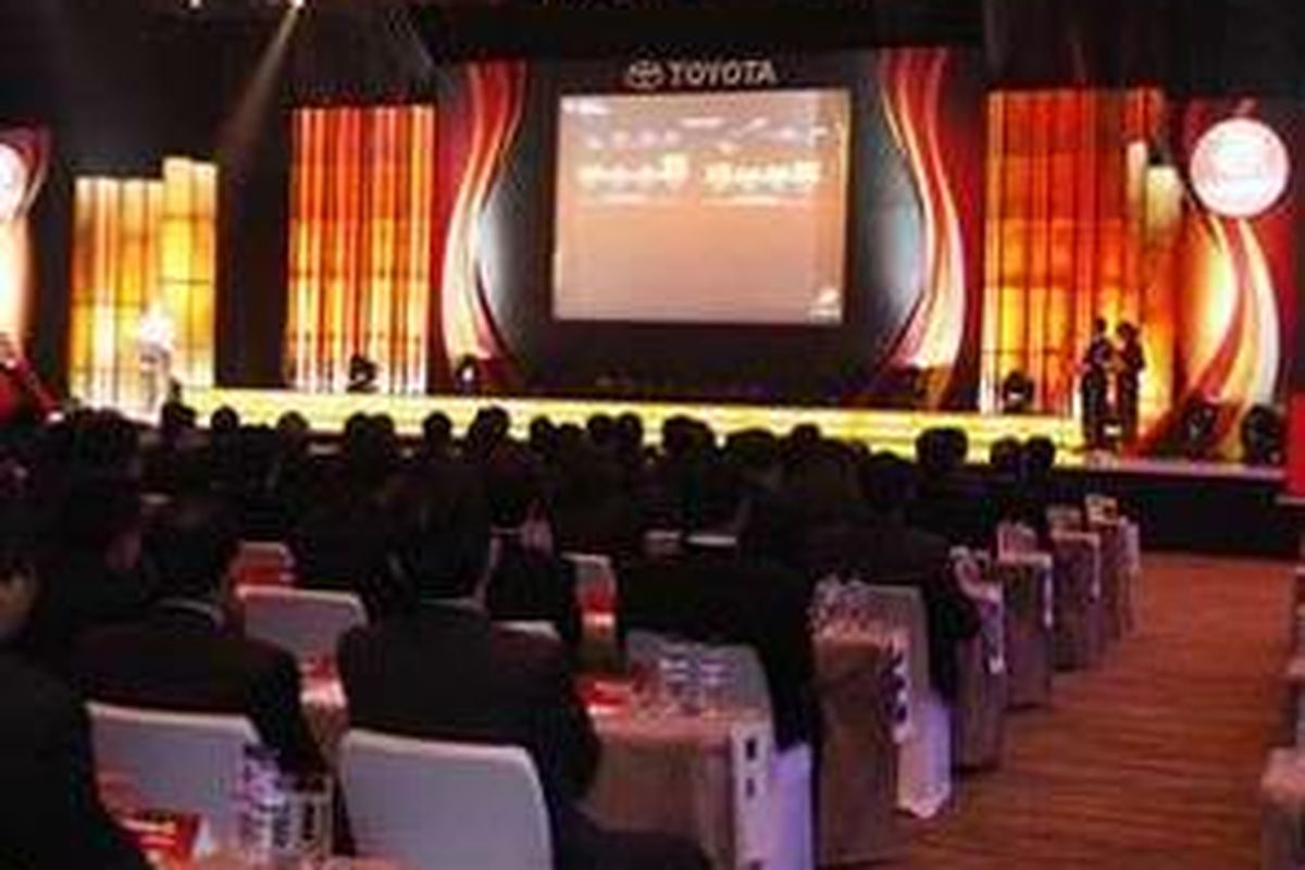 Acara konvensi Toyota di Bali