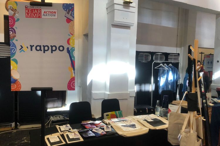 Pameran Rappo Indonesia dalam acara Kejar Mimpi Bank CIMB Niaga, di Pos Bloc, Jakarta Pusat, Sabtu (19/11/2022).