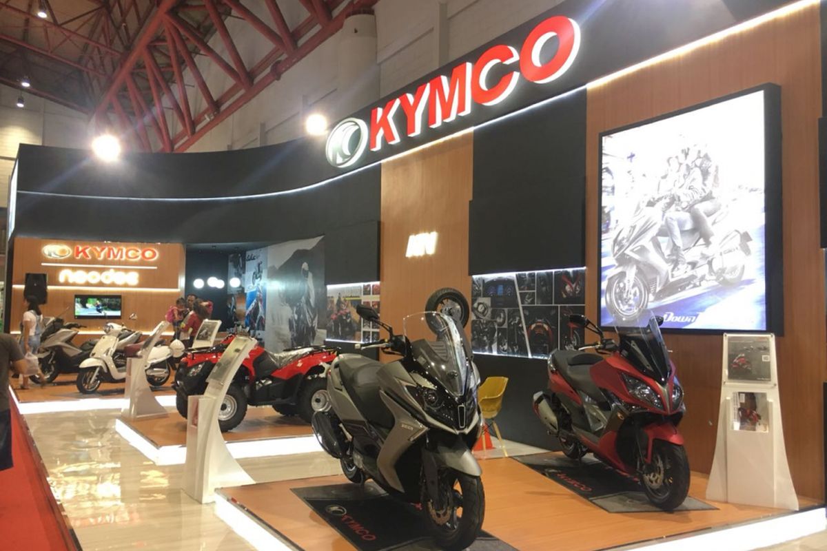 Booth Kymco di Jakarta Fair Kemayoran (JFK) 2018.