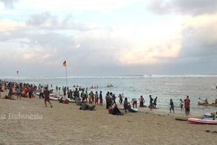 Pantai Pandawa di Desa Kutuh, Kecamatan Kuta Selatan, Kabupaten Badung, Bali.