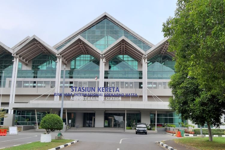 Stasiun Bandara Soekarno-Hatta, Tangerang, Kamis (19/11/2020). 