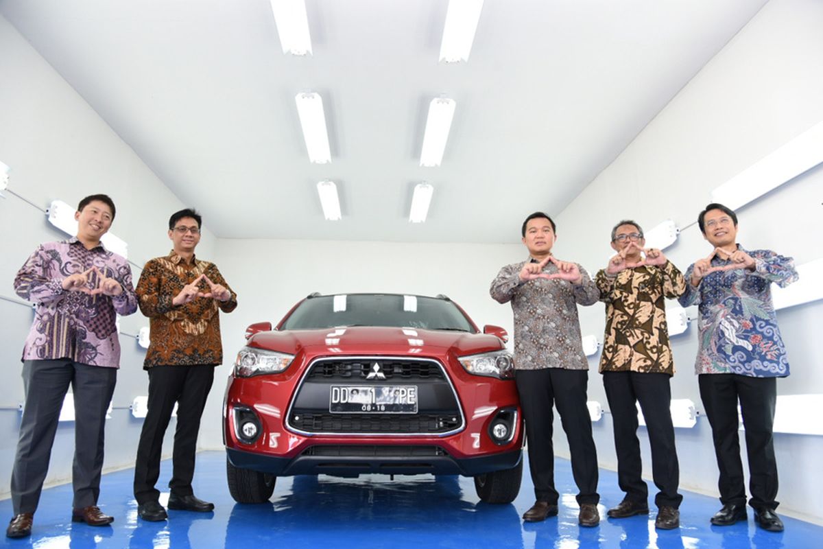 Bengkel bodi dan cat Mitsubishi diresmikan di Makassar, Sulawesi Selatan.