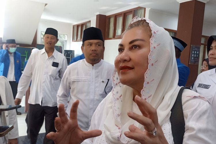 Wali Kota Semarang, Hevearita Gunaryanti di UIN Walisongo Semarang, Jawa Tengah. Kamis (9/5/2024).