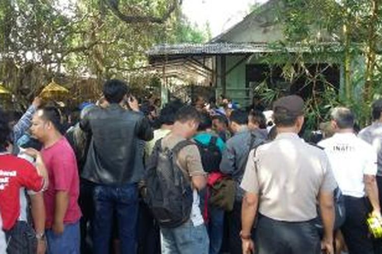 Suasana di kediaman bocah Angeline di Denpasar, Bali, Rabu (10/6/2015)