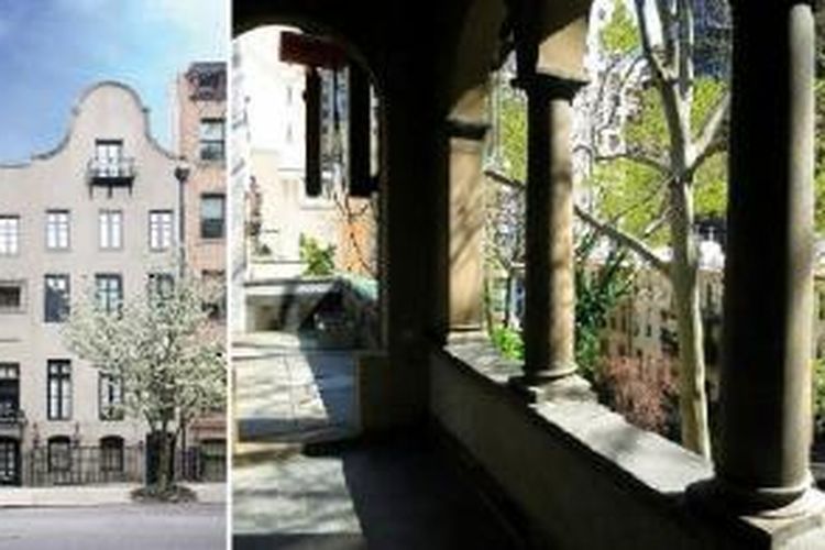 Rumah milik Mary-Kate Olsen dan Olivier Sarkozy di Manhattan. Rumah tersebut berada di lingkungan Turtle Bay Gardens.