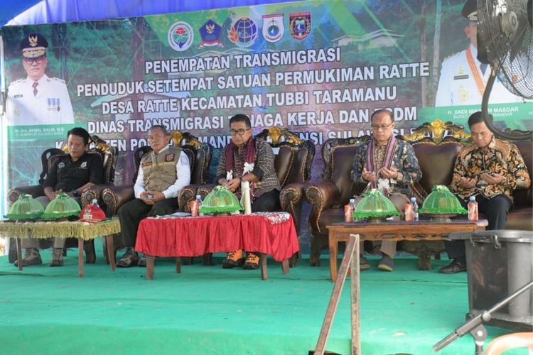 Penempatan transmigrasi di SP Ratte, Kecamatan Tubbi-Taramanu (Tutar), Kabupaten Polewali Mandar (Polman), Sulawesi Barat (Sulbar)