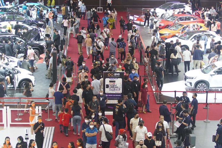 Ilustrasi pameran otomotif Indonesia International Motor Show (IIMS) di JIExpo Kemayoran