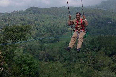 Ayunan Langit, Destinasi Wisata Pemacu Adrenalin di Kulon Progo