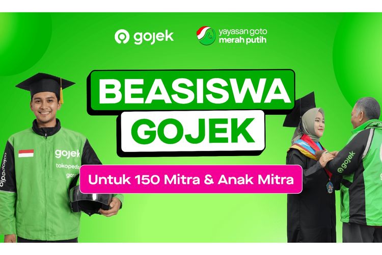 Beasiswa Gojek 2026 Dibuka, Ada 150 Kuota buat Kuliah Gratis