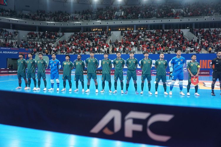 Starting timnas futsal Indonesia melawan Vietnam pada ajang AFC Futsal ASIAN CUP 2026 di Indonesia Arena, Jakarta Pusat, Selasa (3/2/2026). Indonesia lolos ke babak semifinal setelah mengalahkan Vietnam 3-2.