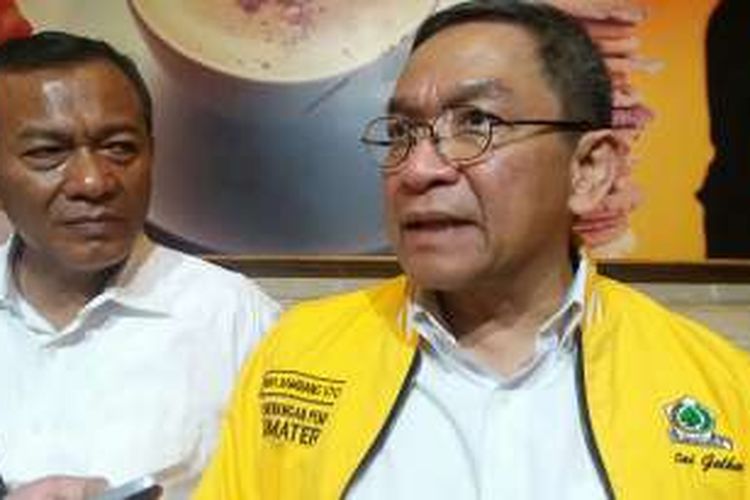 Ketua DPP Partai Golkar, Indra Bambang Utoyo menyatakan kesiapannya maju menjadi calon ketua umum Partai Golkar, Jumat (26/2/2016)