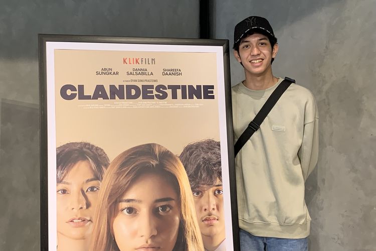Abun Sungkar saat ditemui dalam acara Media Gathering film Clandestine di kawasan Jakarta Selatan, Senin (14/2/2022).
