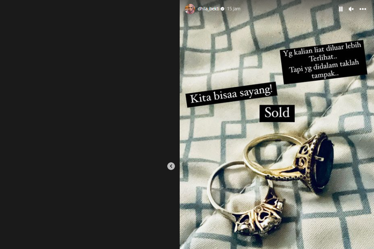 Aldila Jelita jual perhiasan untuk biaya rumah sakit INdra Bekti