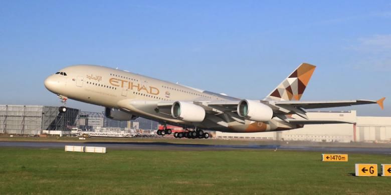 Airbus A380 Etihad Airways.