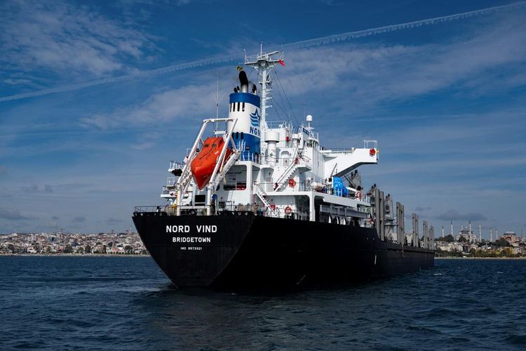 Ukraina bergantung pada ekspor biji-bijiannya dengan kapal pengangkut di rute Laut Hitam.
