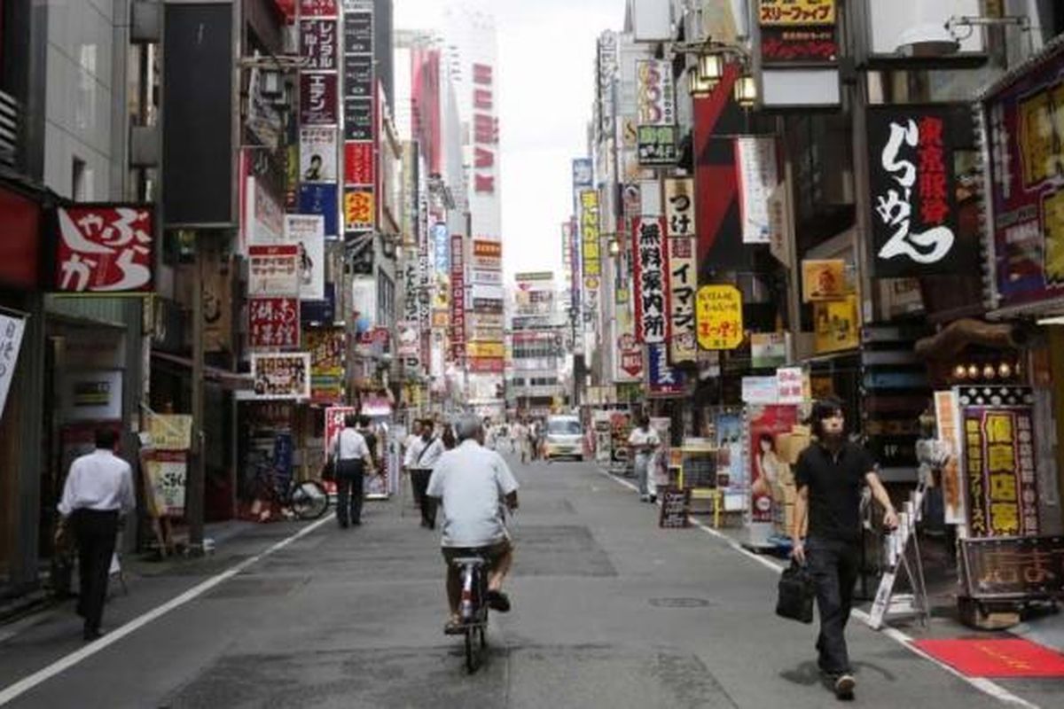 Salah satu sudut kota Tokyo Jepang