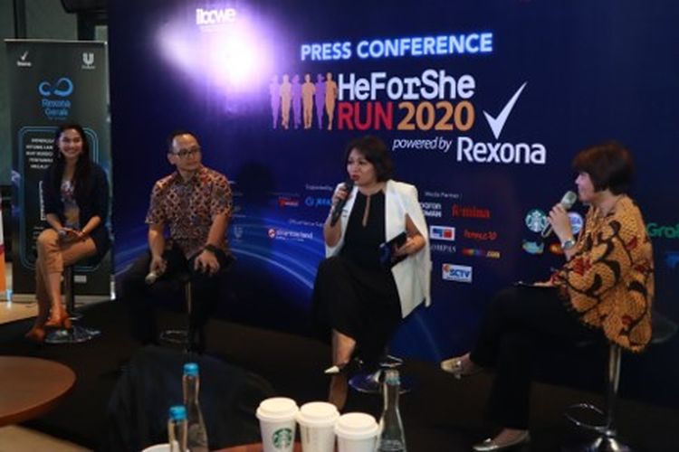 Indonesia Business Coalition for Women Empowerment (IBCWE) bekerja sama dengan UN Women kembali menggelar kegiatan lari, HeForShe Run 2020. 