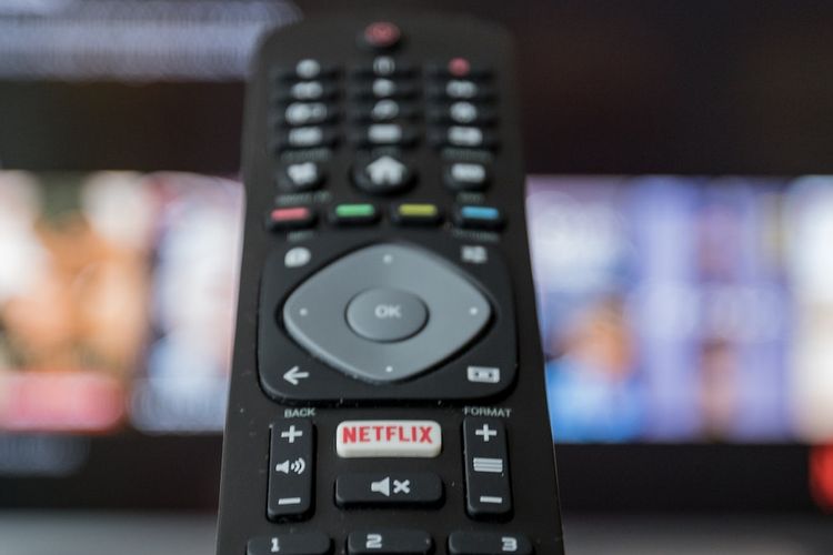 Ilustrasi remote TV.