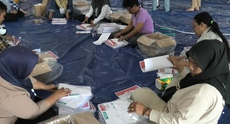 Balikpapan Jelang Pilkada 2024, 536.475 Surat Suara Mulai Disortir 