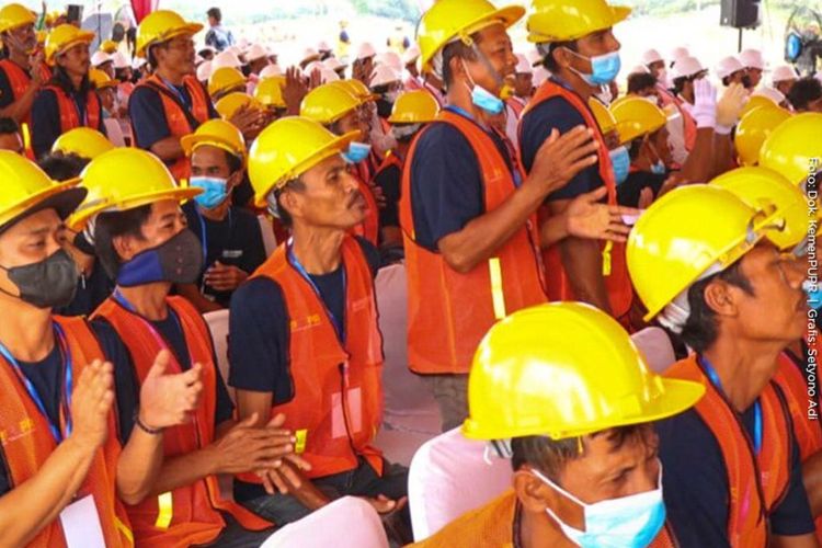 Pelatihan dan sertifikasi Tenaga Kerja Konstruksi (TKK) Ibu Kota Nusantara (IKN), Kalimantan Timur.