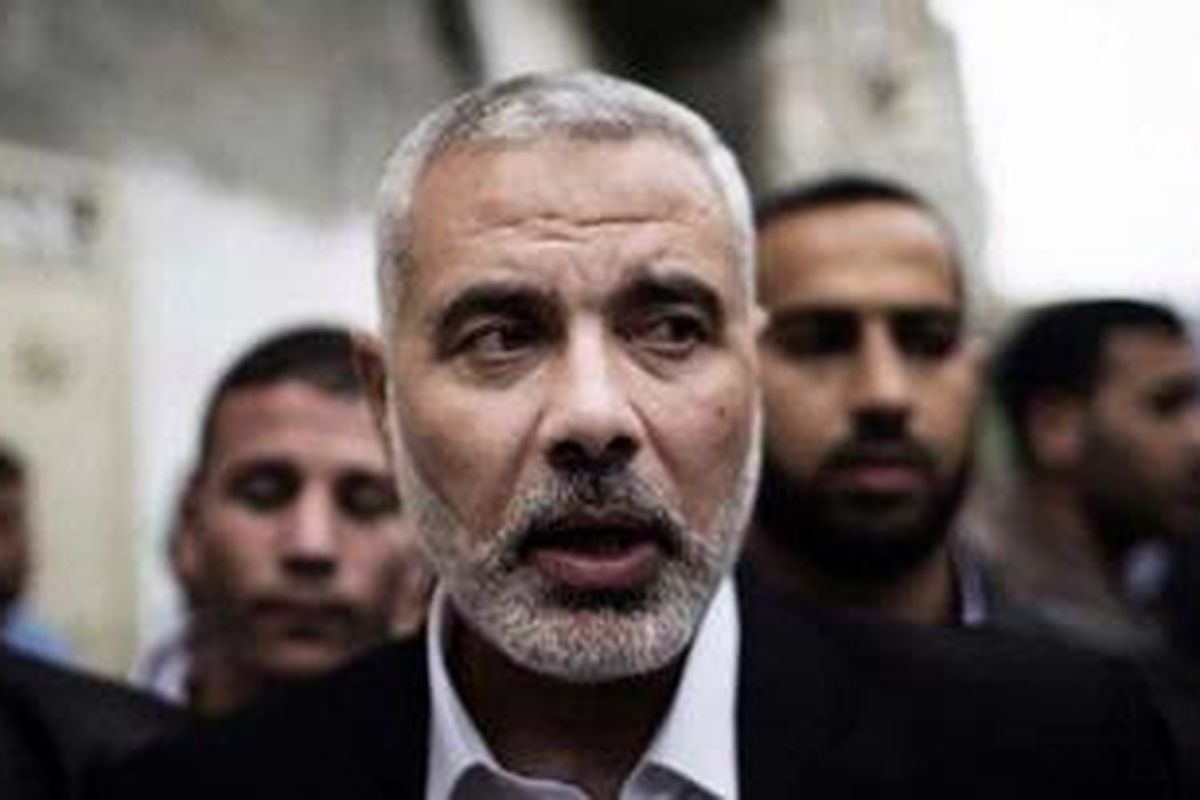 PM Hamas Ismail Haniya.