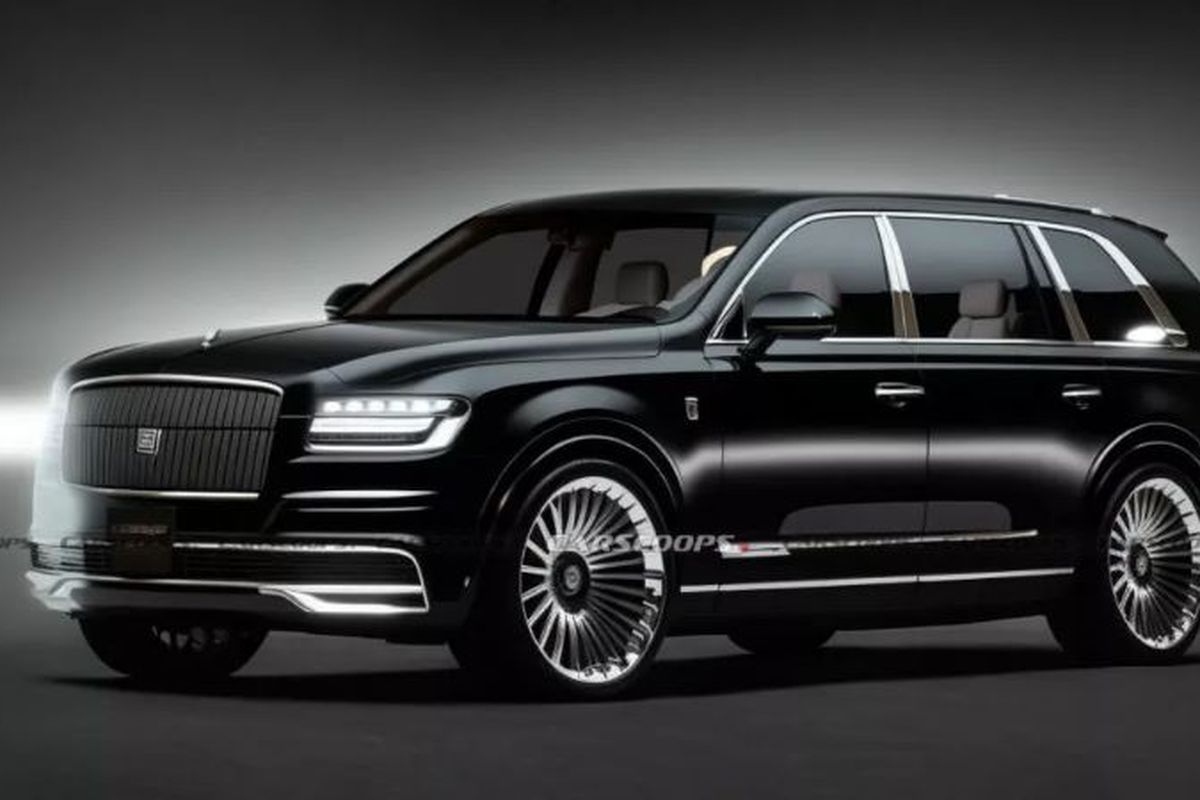 Gambar render Toyota Century SUV