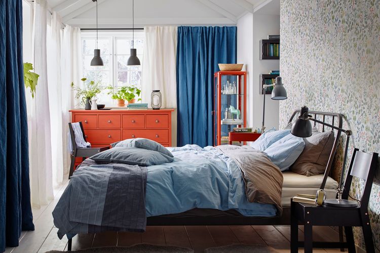 ilustrasi kamar tidur IKEA
