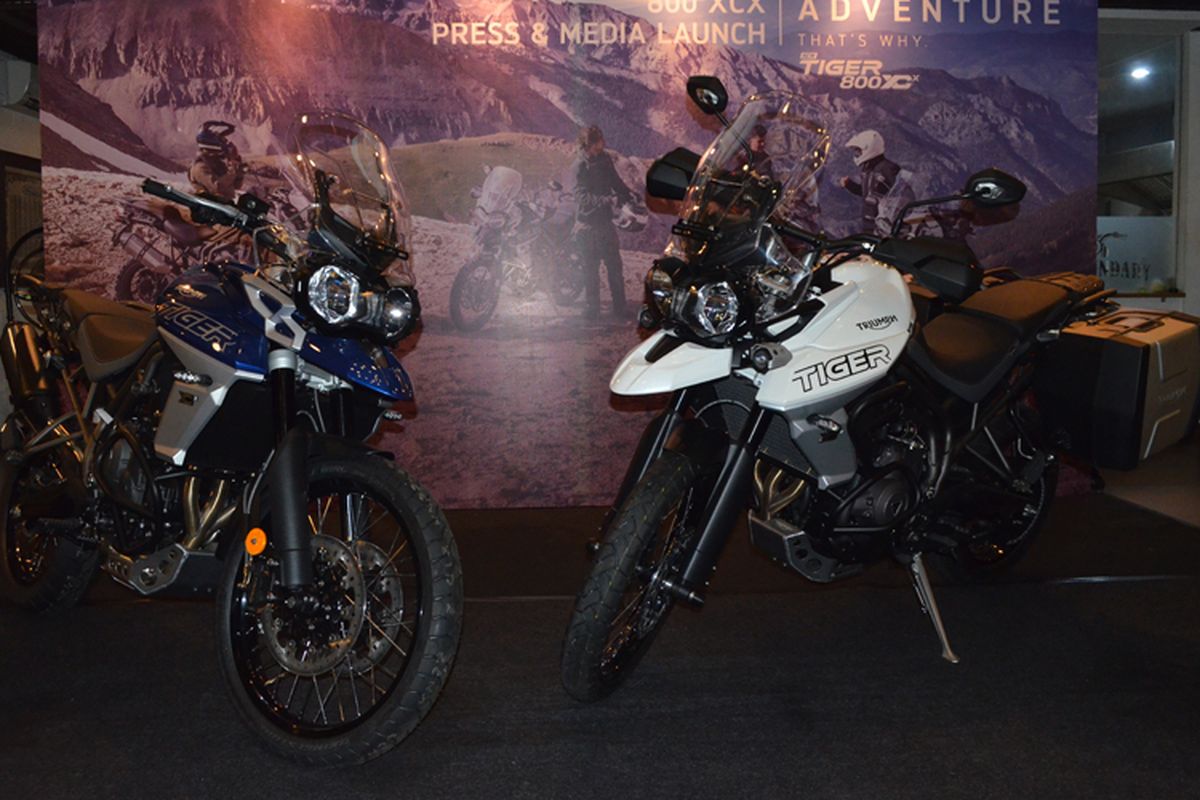 Triumph New Tiger 800 XCX resmi meluncur dengan banderol harga Rp 475 juta