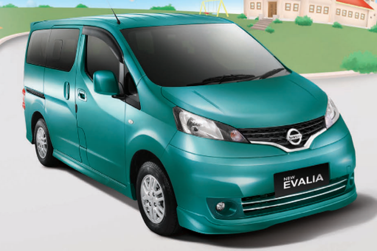 Nissan Evalia memiliki kabin lega dan desain modern.
