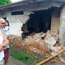 Diduga akibat Jalan Licin, Sebuah Truk di Lombok Timur Tabrak Rumah Warga