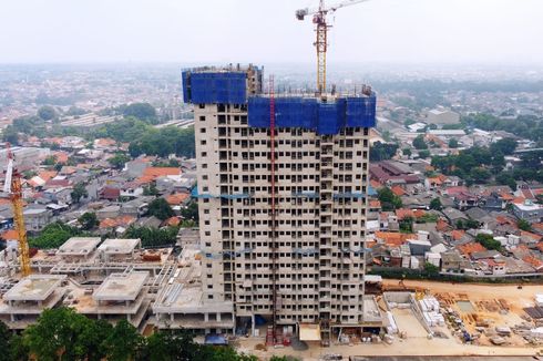 Apartemen JKT Living Star Resmi Tutup Atap