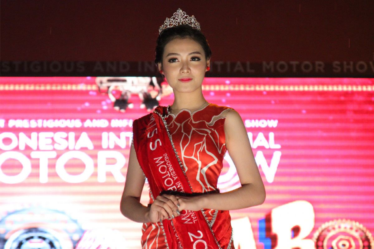 Miss Motor Show 2017, Sheren MArcella dari Toyota.