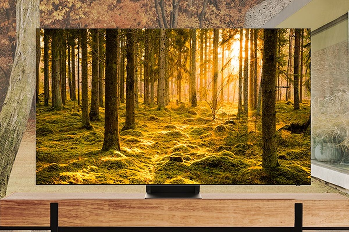 Ilustrasi Samsung Smart TV Neo QLED 8K 2022.